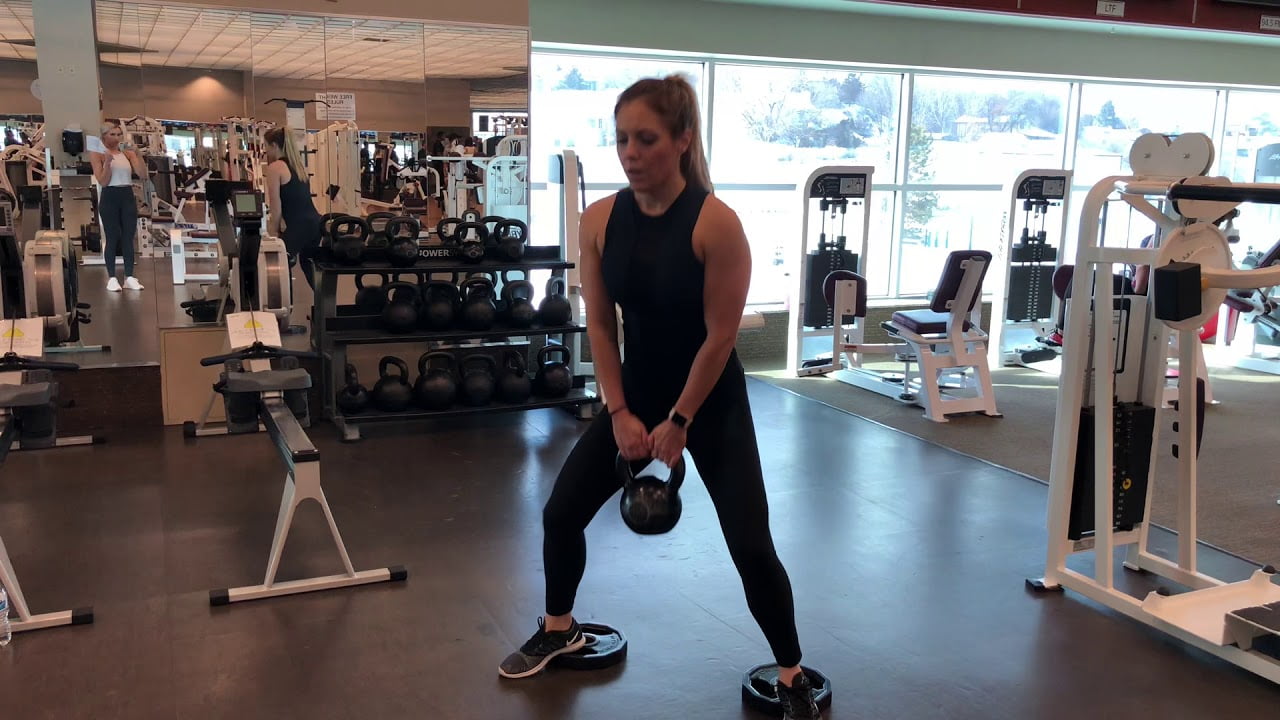 Squat With Plates Under Heels