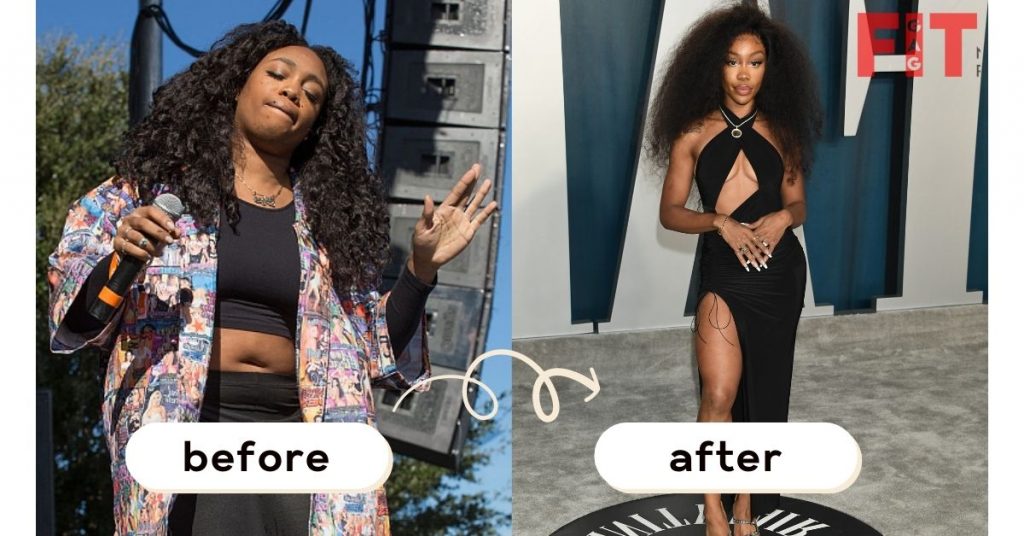 SZA Weight Loss Before And After Photos