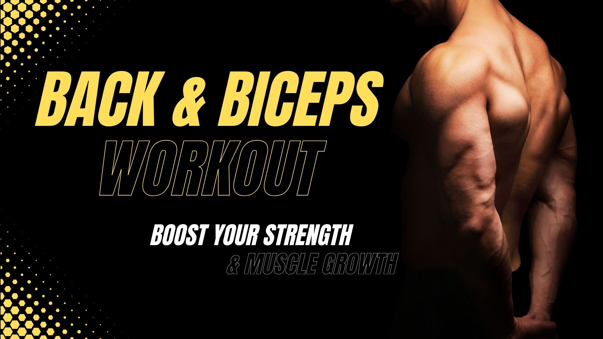 Back And Biceps Workout Strength Muscle