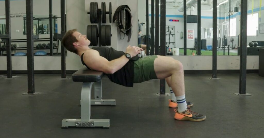 Dumbbell Hip Thrust Working Muscles