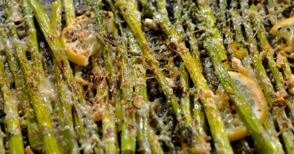 Air-Fried Asparagus Recipe With Garlic & Parmesan