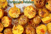 Parmesan-Crusted Garlic Herb Roasted Potatoes