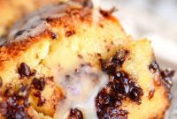 Decadent Chocolate Bread Pudding with Salted Caramel River