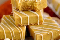 Velvet Pumpkin Spice White Chocolate Fudge