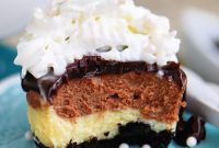 Swirled Chocolate Cheesecake Bites