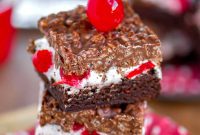 Cherry Brownie Bliss Bars