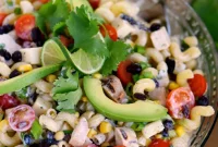 Fiesta Creamy Cilantro Lime Pasta Salad