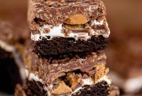Peanut Butter Cup Marshmallow Brownies