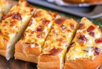 Loaded Bacon Ranch Cheesy Bread