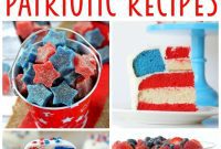 16 Star Spangled Red White and Blue Dishes
