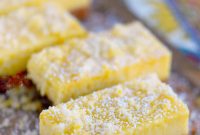 Zingy Lemon Drop Bars