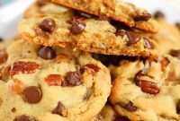 Decadent Chocolate Chip Turtle Pudding Cookies