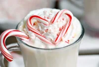 Creamy Peppermint White Hot Chocolate Slow Cooker Delight