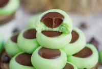 Minty Chocolate Cream Cheese Gems