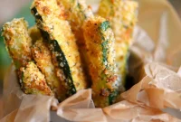 Crispy Parmesan Zucchini Sticks