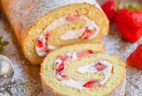 Strawberry Swirl Cloud Cake