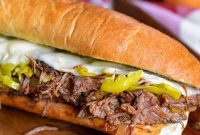Melt-in-Your-Mouth Slow Cooker Italian Beef Sandwiches