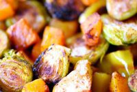 Autumn’s Best Roasted Brussels Butternut and Apples