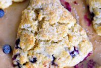 Sunshine Lemon Blueberry Scones