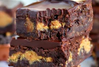 Irresistible Peanut Butter Brownies