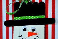 Handcrafted Wooden Snowman Christmas Ornaments