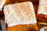 Dreamy Spiced Pumpkin Bars