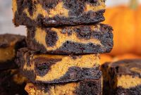 Effortless Fall Flavor: Pumpkin Brownie Perfection