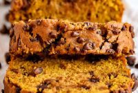 Spiced Pumpkin Chocolate Chip Loaf