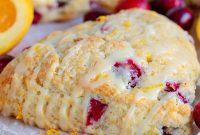 Zesty Cranberry Orange Scones