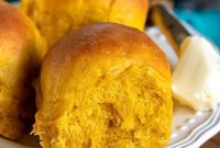 Golden Harvest Pumpkin Rolls