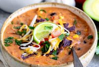 Creamy Tex-Mex Chicken Enchilada Soup