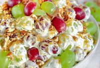Creamy Grape Crunch