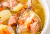 Hearty Instant Pot Ham and Cabbage Soup