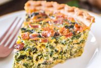 Effortless Spinach Quiche