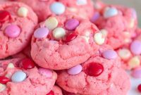 Blush Berry Cake Cookies