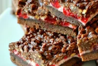 Crunchy Chocolate Cherry Marshmallow Bars
