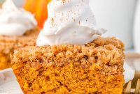Spiced Pumpkin Streusel Coffee Cake