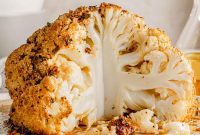 Golden Roasted Cauliflower