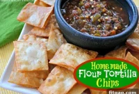 Handcrafted Flour Tortilla Chips