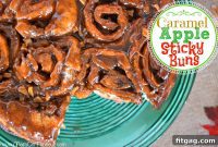Gooey Caramel Apple Sticky Buns