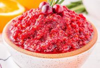 Zesty Cranberry Orange Relish