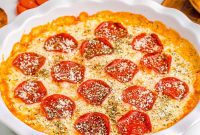 Baked Cheesy Pizza Dip