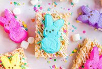 Gooey Peeps Cereal Bars