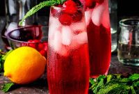Crimson Gin Sparkler