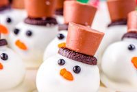 Disappearing Snowman Oreo Truffles