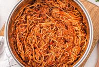 One Pot Instant Pot Spaghetti