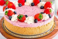 Chilled Berry Cheesecake Dream