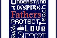 Free Printable Father’s Day Typography