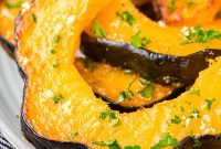 Golden Roasted Acorn Squash