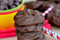 Peanut Butter Cup Stuffed Chocolate Cookies